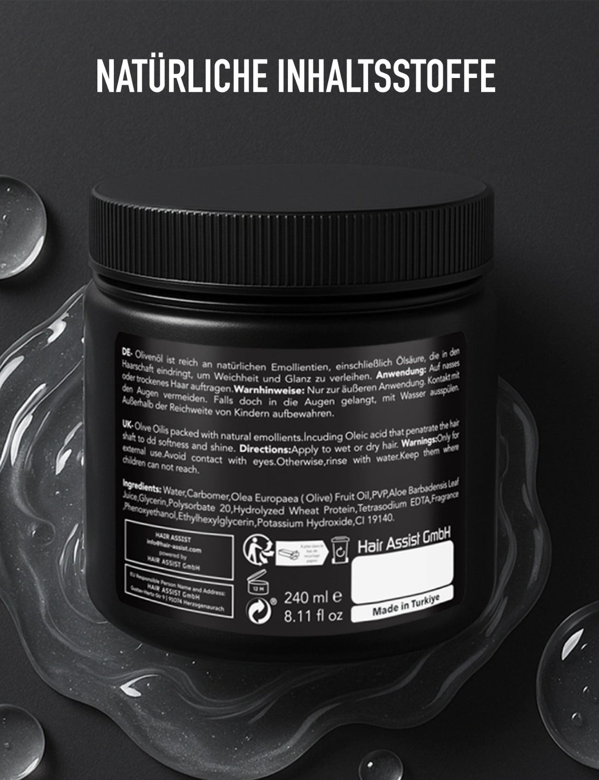 Sleek Bun Gel — Perfekter Halt für Hochsteckfrisuren