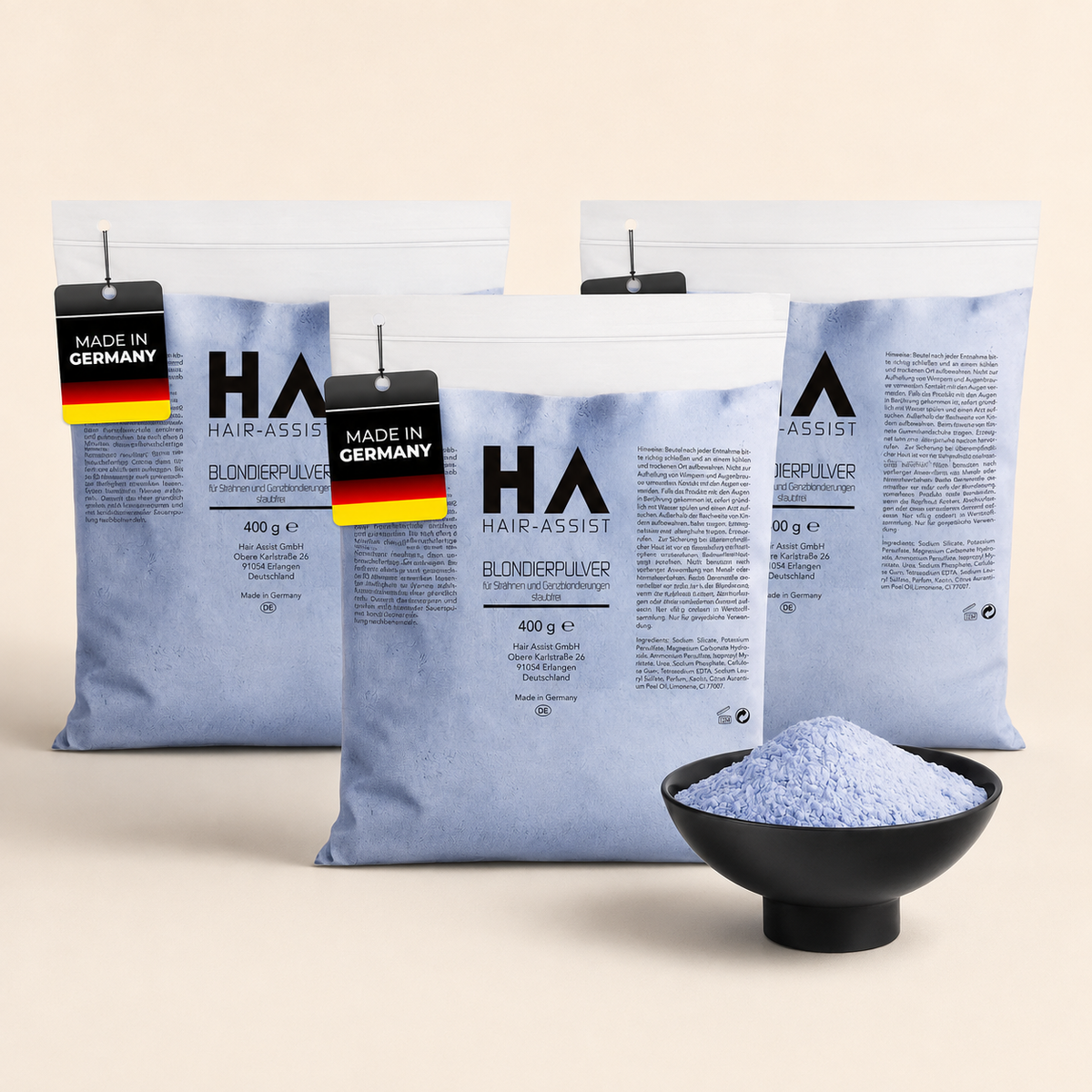 Hair Assist Blondierpulver 3er-Pack